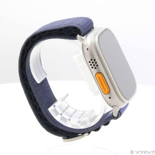 〔中古〕Apple(アップル) Apple Watch Ultra 2 GPS + Cellular 49mm ナチュラルチタニウムケース ブルーアルパインループ〔377-ud〕 |  | 03