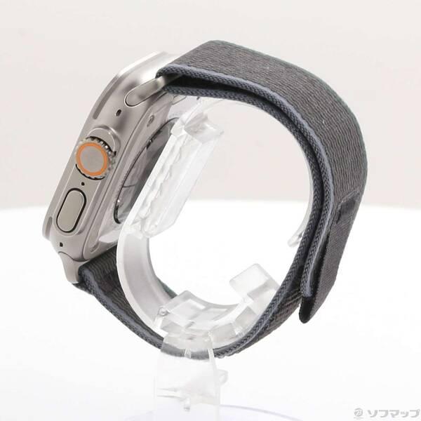 〔中古〕Apple(アップル) Apple Watch Ultra 2 GPS + Cellular 49mm チタニウムケース ブルー／ブラックトレイルループ〔377-ud〕 |  | 01