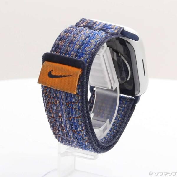 〔中古〕Apple(アップル) Apple Watch Series 9 GPS + Cellular 45mm シルバーアルミニウムケース ゲームロイヤル／オレンジNikeスポーツループ〔377-ud〕 |  | 02