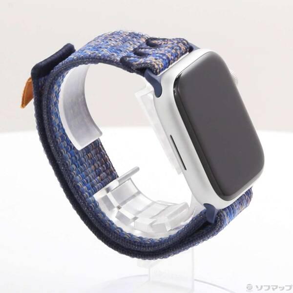 〔中古〕Apple(アップル) Apple Watch Series 9 GPS + Cellular 45mm シルバーアルミニウムケース ゲームロイヤル／オレンジNikeスポーツループ〔377-ud〕 |  | 03