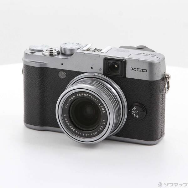 〔中古〕FUJIFILM(フジフイルム) FUJIFILM X20 S(1200万画素／4倍／シルバー／SDXC)〔262-ud〕 | 