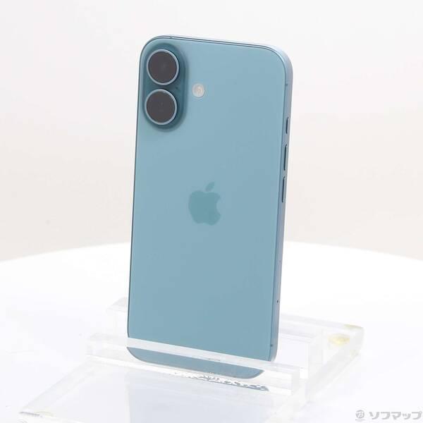 〔中古〕Apple(アップル) iPhone16 128GB ティール MYDV3J／A SIMフリー〔262-ud〕 | 