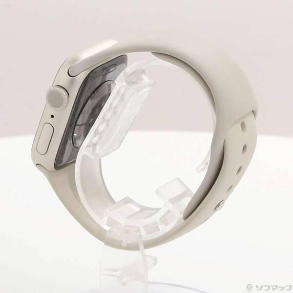 〔中古〕Apple(アップル) Apple Watch Series 8 GPS 41mm スターライトアルミニウムケース スターライトスポーツバンド〔344-ud〕 |  | 01