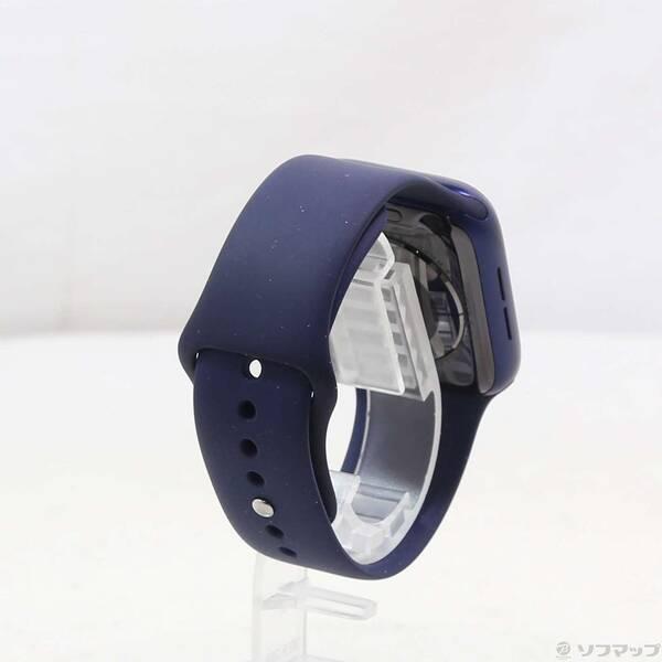 〔中古〕Apple(アップル) Apple Watch Series 6 GPS 44mm ブルーアルミニウムケース ディープネイビースポーツバンド〔348-ud〕 |  | 02