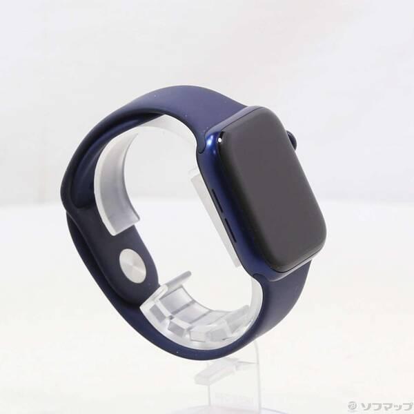 〔中古〕Apple(アップル) Apple Watch Series 6 GPS 44mm ブルーアルミニウムケース ディープネイビースポーツバンド〔348-ud〕 |  | 03