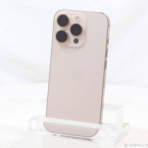 〔中古〕Apple(アップル) iPhone16 Pro 256GB デザートチタニウム MYN23J／A SIMフリー〔258-ud〕 | 