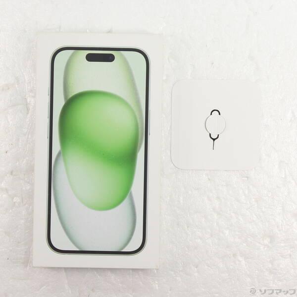中古〕Apple(アップル) iPhone15 128GB グリーン MTMM3J／A SIMフリー