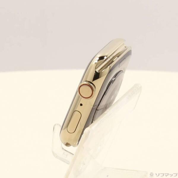〔中古〕Apple(アップル) Apple Watch Series 9 GPS + Cellular 45mm ゴールドステンレススチールケース バンド無し〔344-ud〕 |  | 01