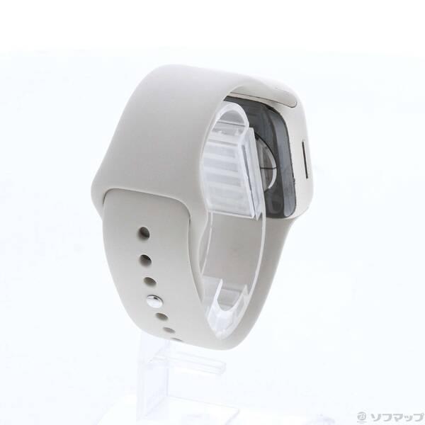 〔中古〕Apple(アップル) Apple Watch Series 8 GPS + Cellular 41mm スターライトアルミニウムケース スターライトスポーツバンド〔368-ud〕 |  | 02