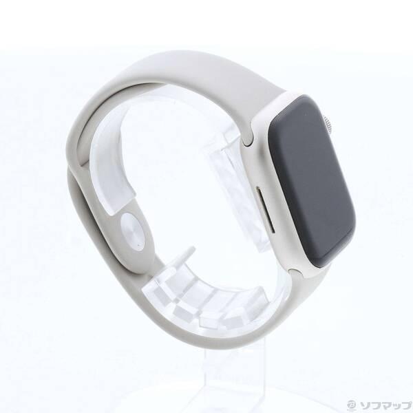 〔中古〕Apple(アップル) Apple Watch Series 8 GPS + Cellular 41mm スターライトアルミニウムケース スターライトスポーツバンド〔368-ud〕 |  | 03
