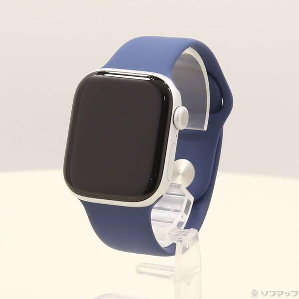 〔中古〕Apple(アップル) 〔展示品〕 Apple Watch Series 10 GPS 42mm シルバーアルミニウムケース デニムスポーツバンド〔269-ud〕 | 