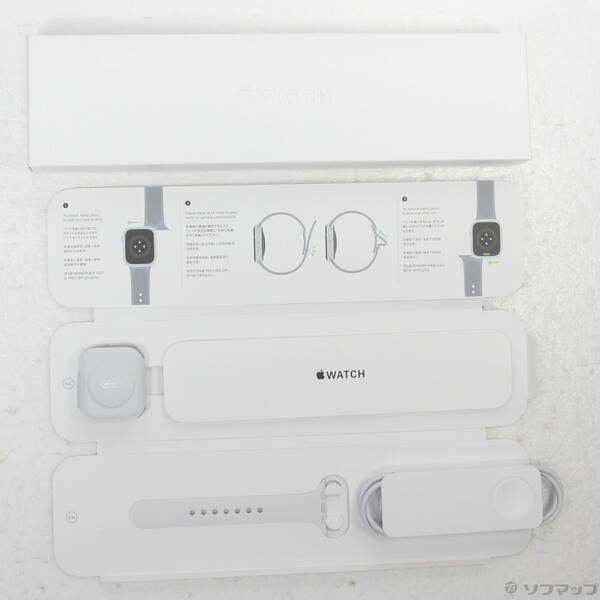 〔中古〕Apple(アップル) Apple Watch Series 8 GPS + Cellular 45mm シルバーステンレススチールケース ホワイトスポーツバンド〔198-ud〕 |  | 04