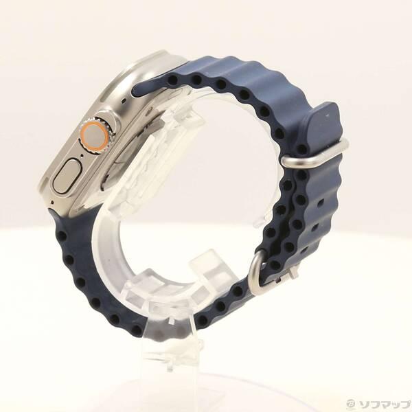 〔中古〕Apple(アップル) Apple Watch Ultra 2 GPS + Cellular 49mm チタニウムケース ブルーオーシャンバンド〔348-ud〕 |  | 01