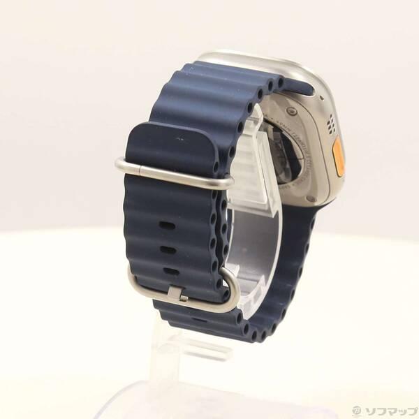 〔中古〕Apple(アップル) Apple Watch Ultra 2 GPS + Cellular 49mm チタニウムケース ブルーオーシャンバンド〔348-ud〕 |  | 02