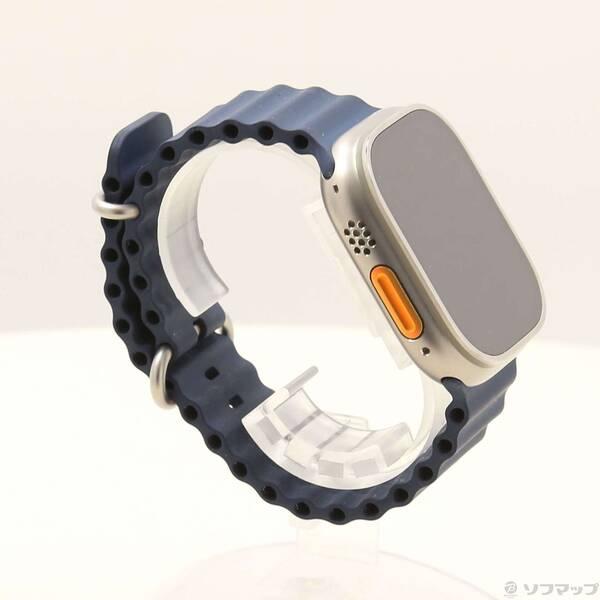 〔中古〕Apple(アップル) Apple Watch Ultra 2 GPS + Cellular 49mm チタニウムケース ブルーオーシャンバンド〔348-ud〕 |  | 03