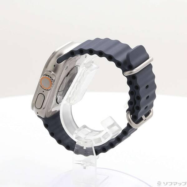 〔中古〕Apple(アップル) Apple Watch Ultra GPS + Cellular 49mm チタニウムケース ミッドナイトオーシャンバンド〔344-ud〕 |  | 01