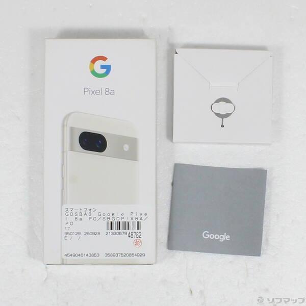 〔中古〕GOOGLE(グーグル) Google Pixel 8a 128GB ポーセリン GOSBA3 Softbank SIMフリー 〔ネットワーク利用制限▲〕〔377-ud〕 |  | 04