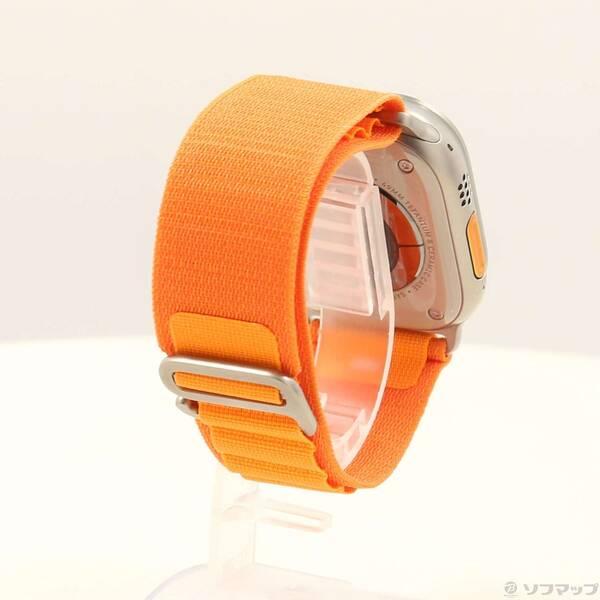 〔中古〕Apple(アップル) Apple Watch Ultra GPS + Cellular 49mm チタニウムケース オレンジアルパインループ〔196-ud〕 |  | 02