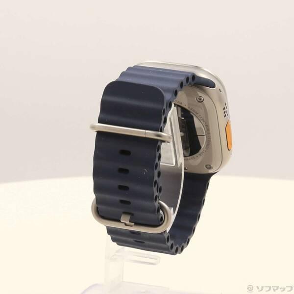 〔中古〕Apple(アップル) Apple Watch Ultra 2 GPS + Cellular 49mm チタニウムケース ブルーオーシャンバンド〔368-ud〕 |  | 02