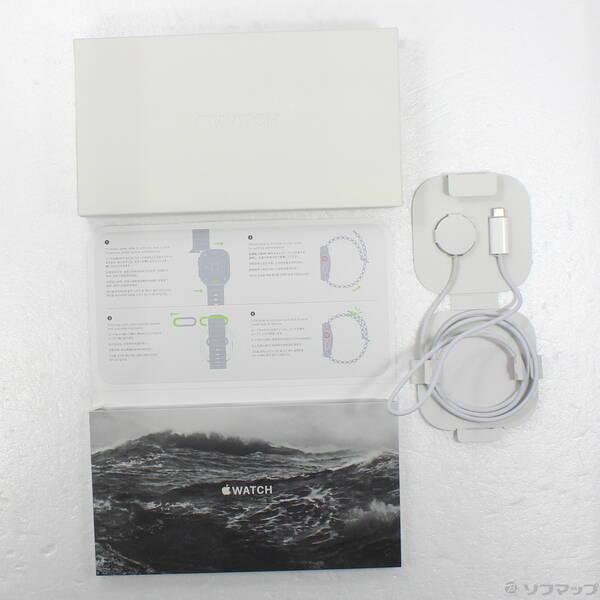 〔中古〕Apple(アップル) Apple Watch Ultra 2 GPS + Cellular 49mm チタニウムケース ブルーオーシャンバンド〔368-ud〕 |  | 04