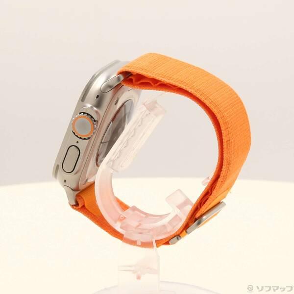〔中古〕Apple(アップル) Apple Watch Ultra GPS + Cellular 49mm チタニウムケース オレンジアルパインループ〔348-ud〕 |  | 01