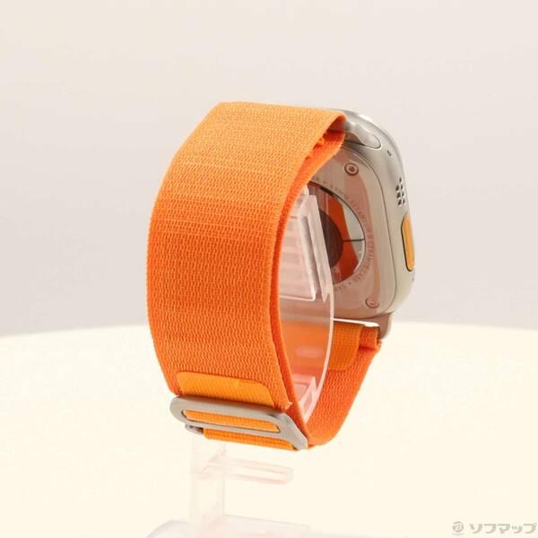 〔中古〕Apple(アップル) Apple Watch Ultra GPS + Cellular 49mm チタニウムケース オレンジアルパインループ〔348-ud〕 |  | 02