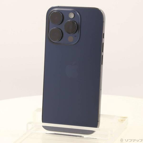 〔中古〕Apple(アップル) iPhone15 Pro 256GB ブルーチタニウム MTUG3J／A SIMフリー〔276-ud〕 | 