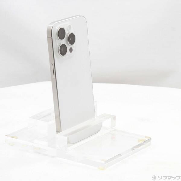 〔中古〕Apple(アップル) iPhone15 Pro 128GB ホワイトチタニウム MTU83J／A SIMフリー〔251-ud〕 |  | 03