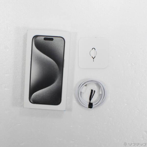 〔中古〕Apple(アップル) iPhone15 Pro 128GB ホワイトチタニウム MTU83J／A SIMフリー〔251-ud〕 |  | 04