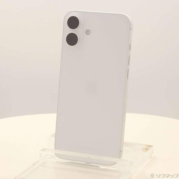 〔中古〕Apple(アップル) iPhone16 Plus 128GB ホワイト MXVC3J／A SIMフリー〔198-ud〕 | 
