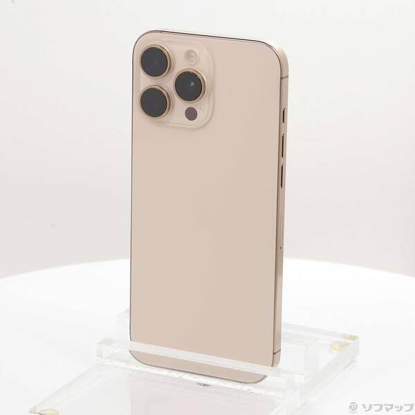 〔中古〕Apple(アップル) iPhone16 Pro Max 512GB デザートチタニウム MYWN3J／A SIMフリー〔262-ud〕 | 