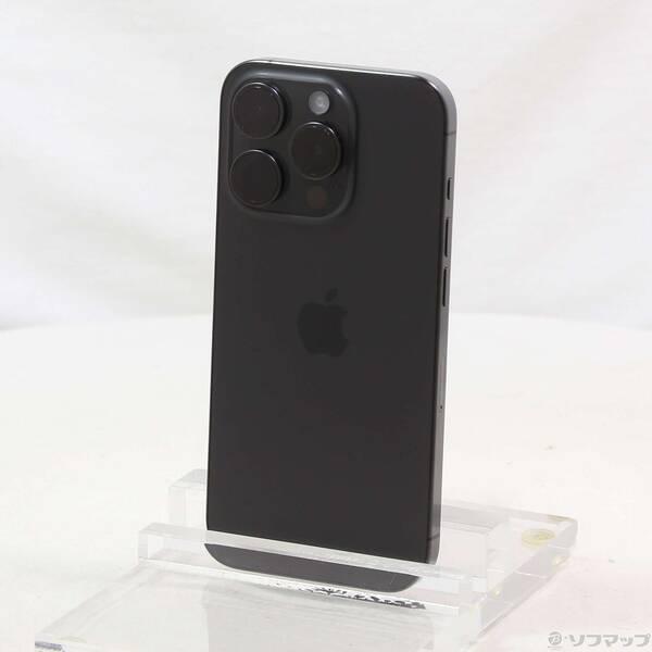 〔中古〕Apple(アップル) iPhone15 Pro 128GB ブラックチタニウム MTU73J／A SIMフリー〔377-ud〕 | 