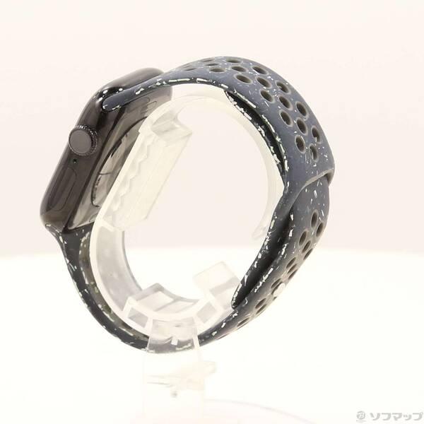 〔中古〕Apple(アップル) Apple Watch Series 10 GPS 42mm ジェットブラックアルミニウムケース ミッドナイトスカイNikeスポーツバンド〔377-ud〕 |  | 01