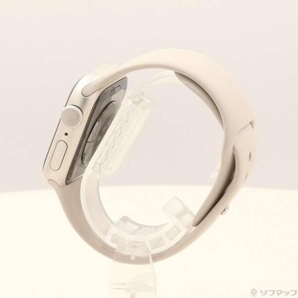 〔中古〕Apple(アップル) Apple Watch Series 8 GPS 41mm スターライトアルミニウムケース スターライトスポーツバンド〔344-ud〕 |  | 01