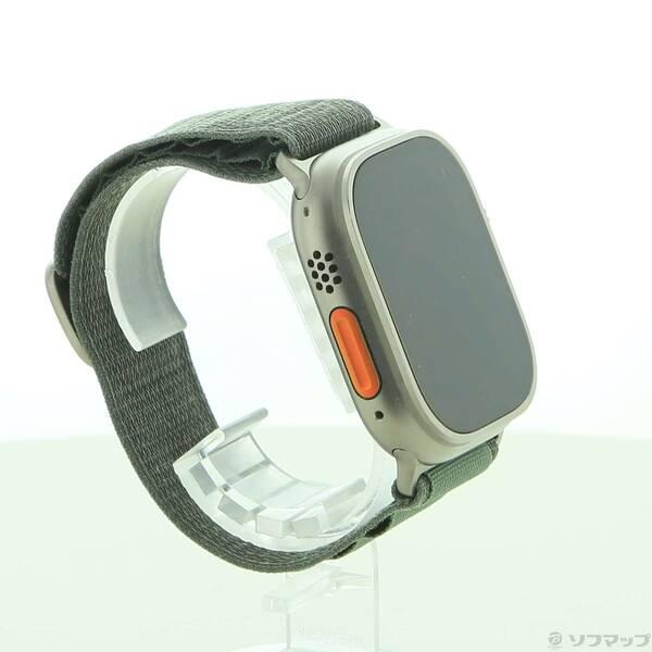 〔中古〕Apple(アップル) Apple Watch Ultra GPS + Cellular 49mm チタニウムケース グリーンアルパインループ〔344-ud〕 |  | 03