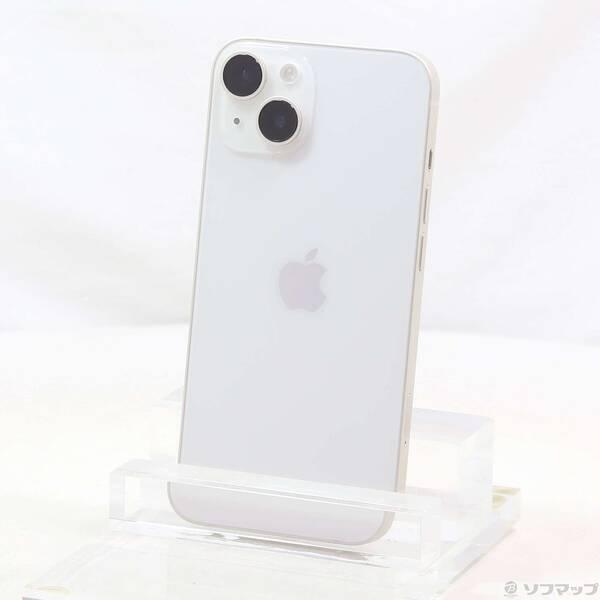 〔中古〕Apple(アップル) iPhone14 128GB スターライト MPUQ3J／A SIMフリー 〔ネットワーク利用制限▲〕〔258-ud〕 | 