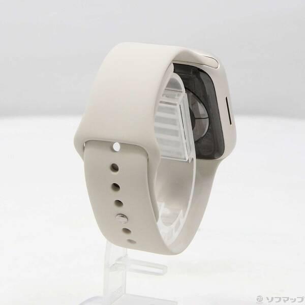 〔中古〕Apple(アップル) Apple Watch Series 7 GPS 45mm スターライトアルミニウムケース スターライトスポーツバンド〔251-ud〕 |  | 02