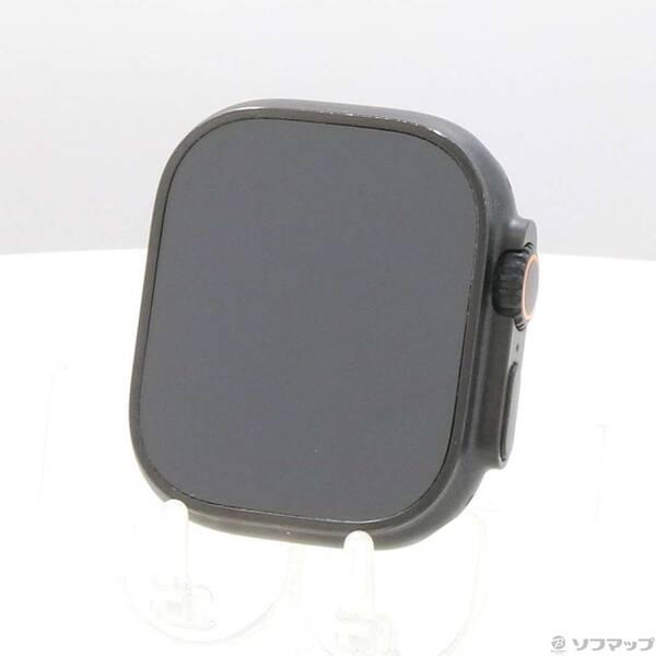 〔中古〕Apple(アップル) Apple Watch Ultra 2 GPS + Cellular 49mm ブラックチタニウムケース バンド無し〔368-ud〕 | 