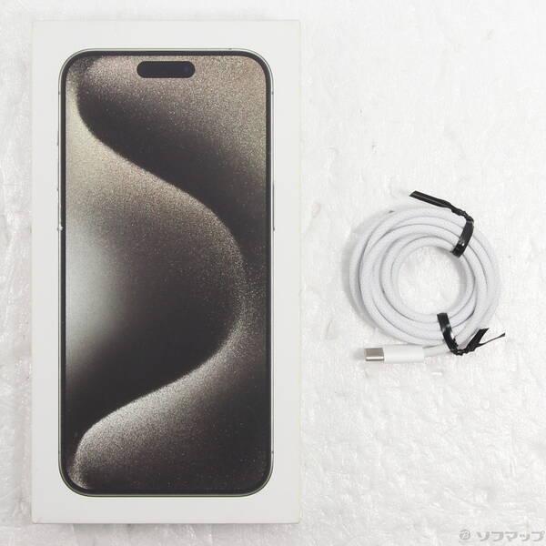 〔中古〕Apple(アップル) iPhone15 Pro Max 1TB ナチュラルチタニウム MU713J／A SIMフリー〔269-ud〕 |  | 04