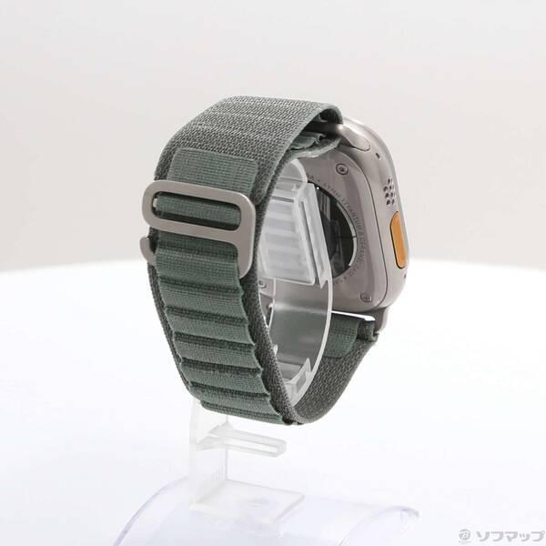 〔中古〕Apple(アップル) Apple Watch Ultra GPS + Cellular 49mm チタニウムケース グリーンアルパインループ〔377-ud〕 |  | 02