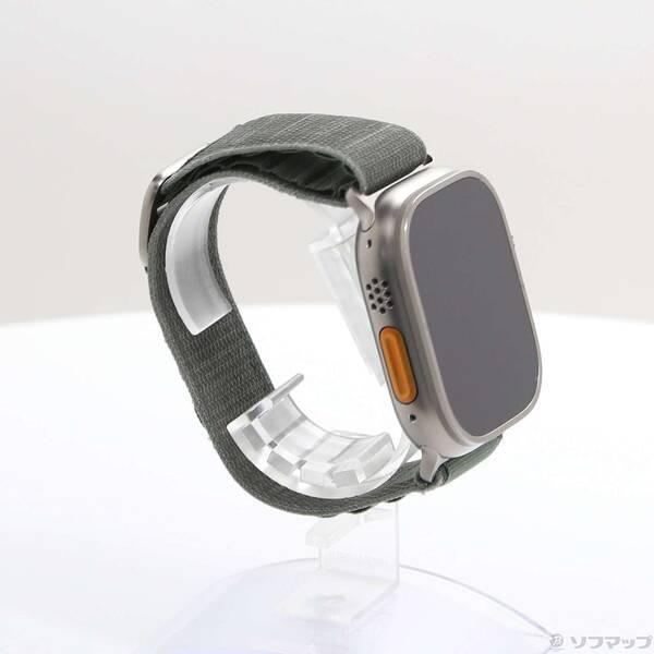 〔中古〕Apple(アップル) Apple Watch Ultra GPS + Cellular 49mm チタニウムケース グリーンアルパインループ〔377-ud〕 |  | 03