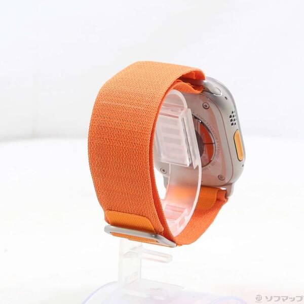 〔中古〕Apple(アップル) Apple Watch Ultra GPS + Cellular 49mm チタニウムケース オレンジアルパインループ〔348-ud〕 |  | 02