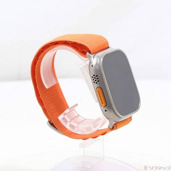 〔中古〕Apple(アップル) Apple Watch Ultra GPS + Cellular 49mm チタニウムケース オレンジアルパインループ〔348-ud〕 |  | 03