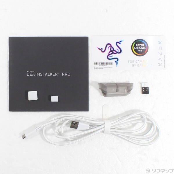 〔中古〕RAZER(レイザー) 〔展示品〕 DeathStalker V2 Pro White Edition Clicky Optical Switch RZ03-04363500-R3M1〔262-ud〕 |  | 04