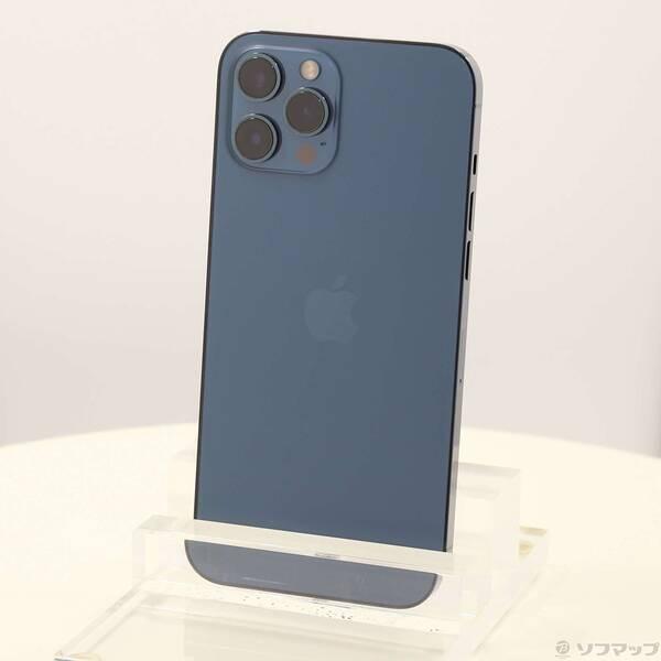 〔中古〕Apple(アップル) iPhone12 Pro Max 128GB パシフィックブルー MGCX3J／A SoftBank〔262-ud〕 | 