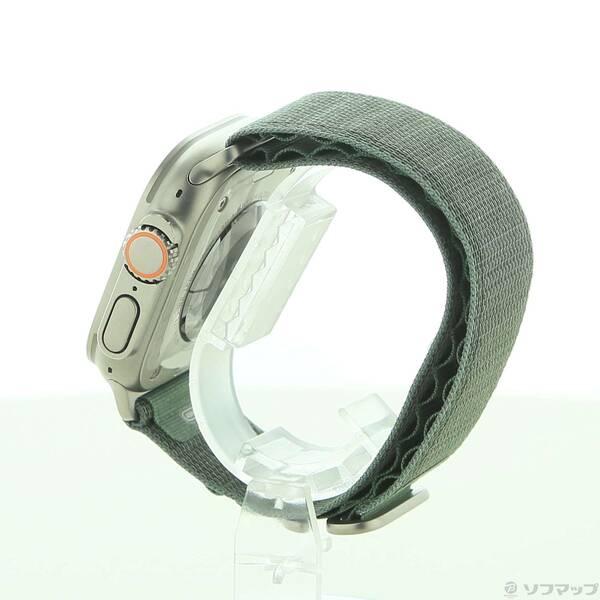 〔中古〕Apple(アップル) Apple Watch Ultra GPS + Cellular 49mm チタニウムケース グリーンアルパインループ〔352-ud〕 |  | 01