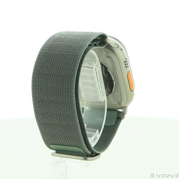 〔中古〕Apple(アップル) Apple Watch Ultra GPS + Cellular 49mm チタニウムケース グリーンアルパインループ〔352-ud〕 |  | 02