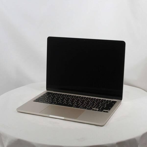 〔中古〕Apple(アップル) MacBook Air 13.6-inch Early-2024 MXCU3J／A Apple M3 8コアCPU_10コアGPU 16GB SSD512GB スターライト 〔15.7 Sequoia〕〔377-ud〕 | 