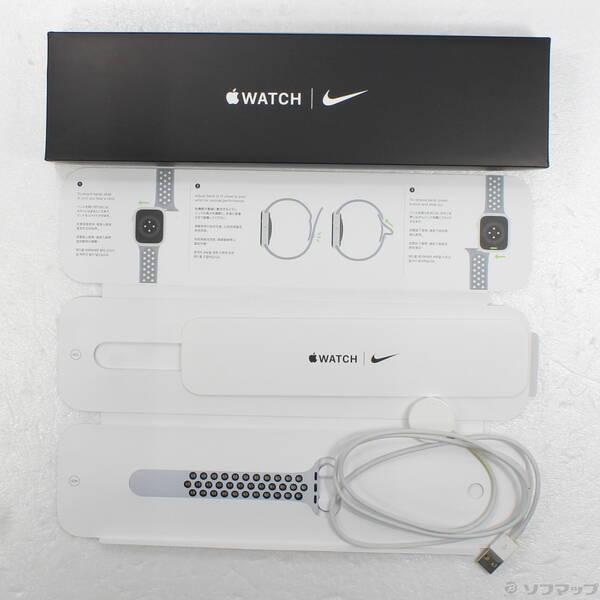 〔中古〕Apple(アップル) Apple Watch Series 7 Nike GPS 45mm スターライトアルミニウムケース ピュアプラチナム／ブラックNikeスポーツバンド〔198-ud〕 |  | 04
