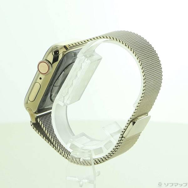 〔中古〕Apple(アップル) Apple Watch Series 6 GPS + Cellular 40mm ゴールドステンレススチールケース ゴールドミラネーゼループ〔377-ud〕 |  | 01